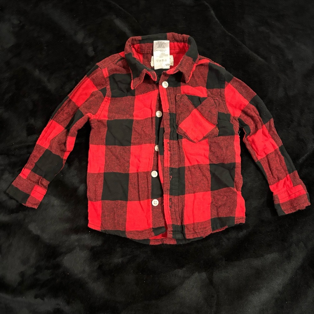 Alex & Jack Plaid Toddler Button Down